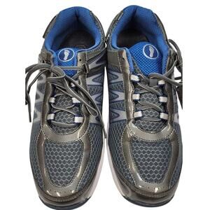 Orthofeet Men's Orthopedic Knit Sprint Tie-Less Sneakers Size 10